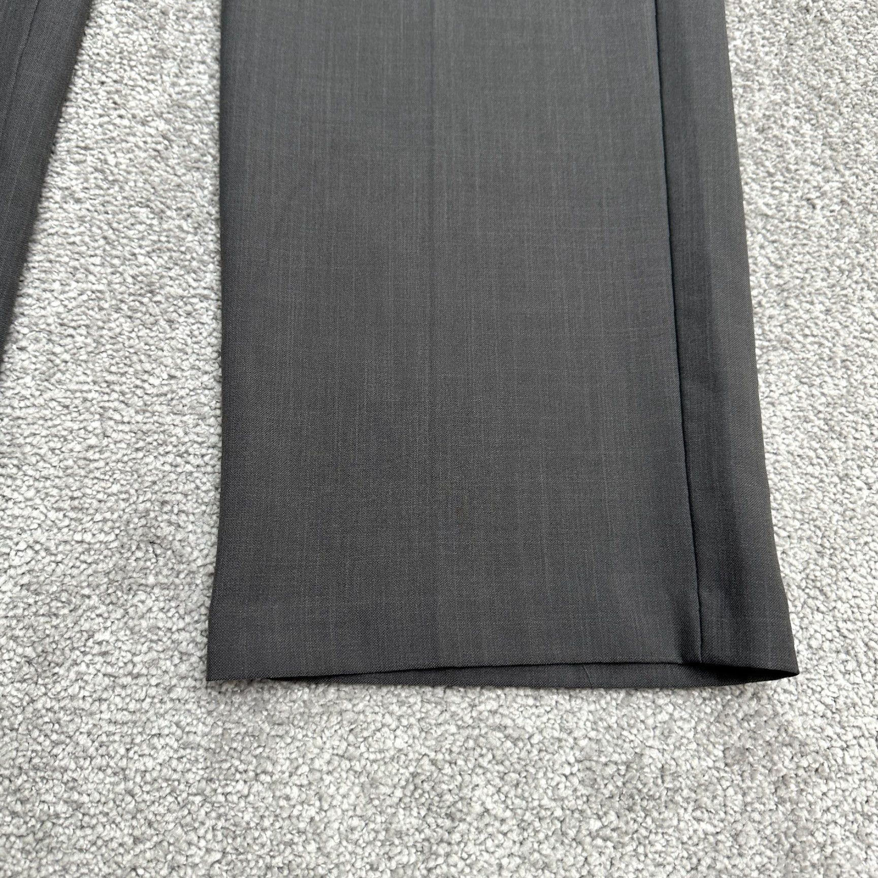 Haggar Haggar Pants 40x32 Dark Gray Premium Comfort Straight Fit Dress Workwear Mens Size US 40 / EU 56 - 7 Thumbnail