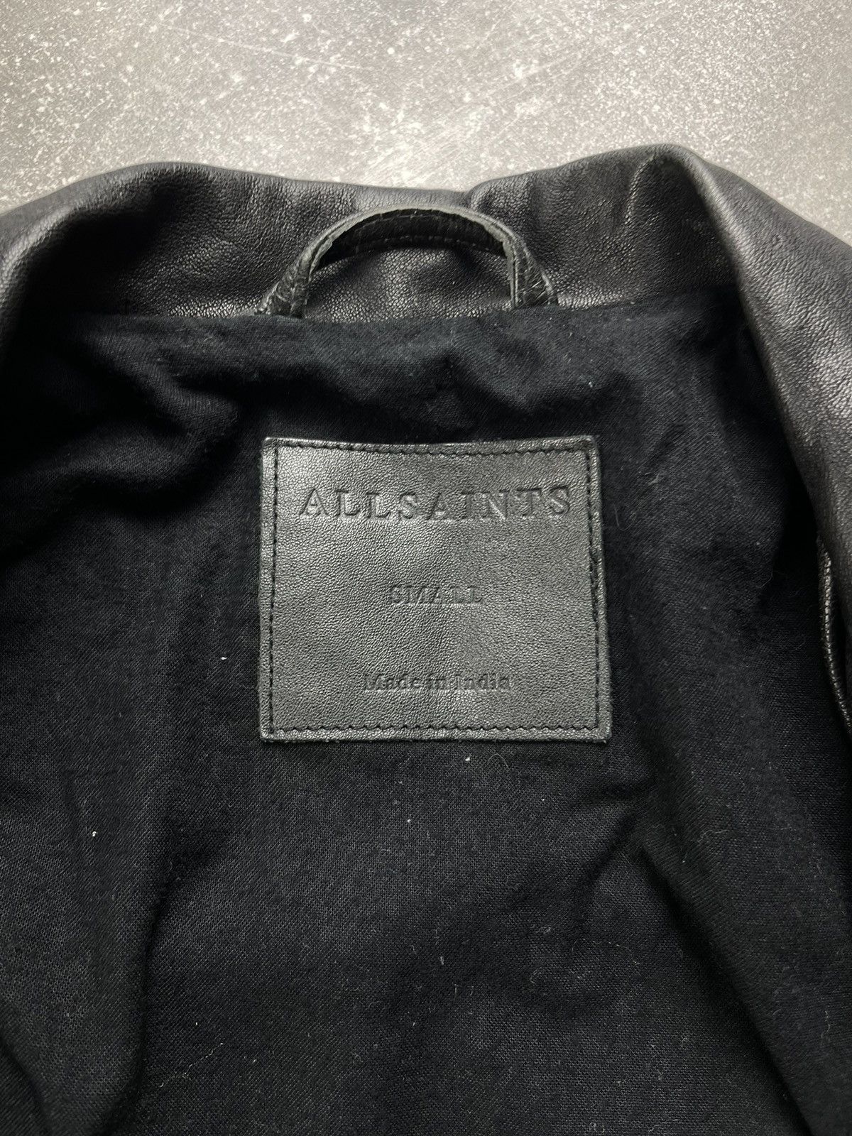 Allsaints ALLSAINTS Quilted Distressed Biker Leather Jacket 2010s Size US S / EU 44-46 / 1 - 12 Thumbnail