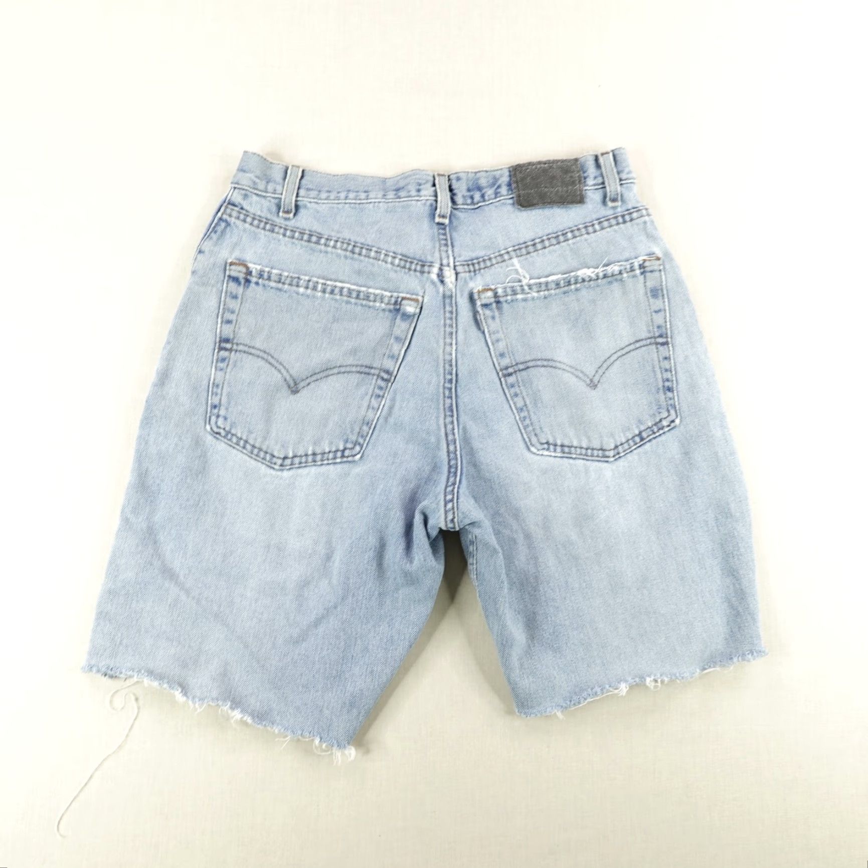 Levi's VINTAGE Levi's Silvertab Denim Shorts Mens 32x30 Blue Faded Loose Cutoff Grunge Size US 32 / EU 48 - 7 Thumbnail