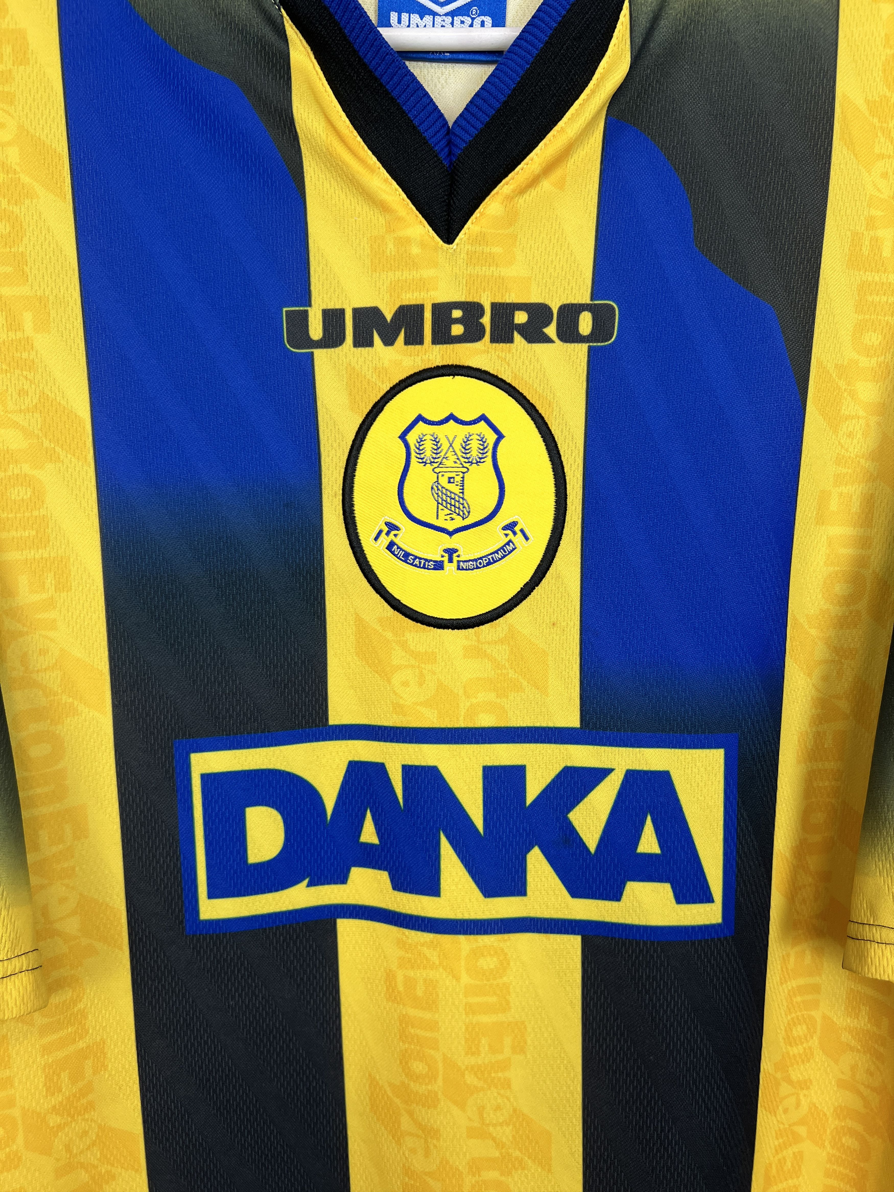 Umbro Everton Away football shirt 1996 Soccer Umbro Jersey Mens Size US XL / EU 56 / 4 - 3 Thumbnail