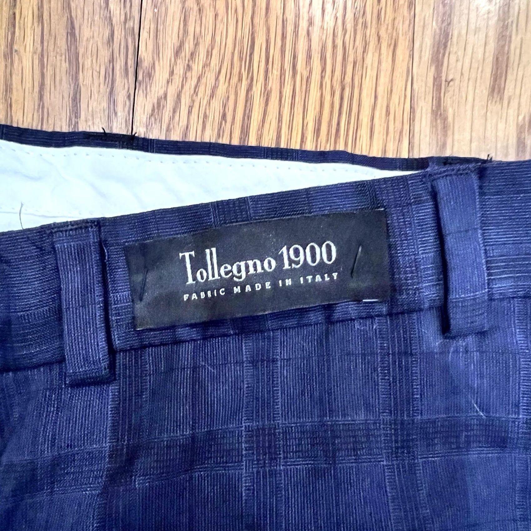 Brooks Brothers Brooks Brothers Dress Pants Blue Plaid Tollegno 1900 36x32 Wool Flat Front Straight Leg Mens Regular Classic Preppy City Size US 36 / EU 52 - 7 Thumbnail