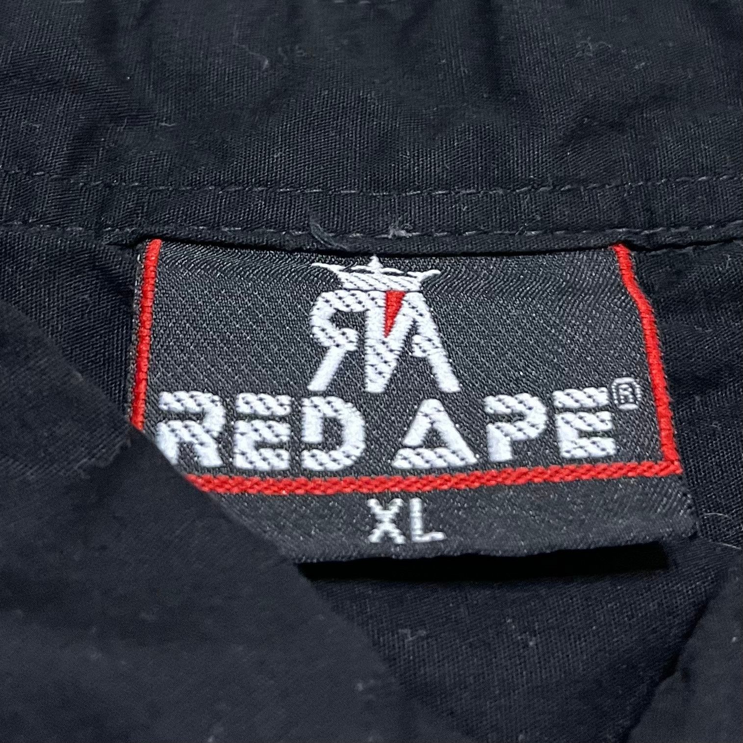 Other Y2K Red Ape Crown Wing Graphic Black Button Up Polo Shirt XL Size US XL / EU 56 / 4 - 4 Thumbnail