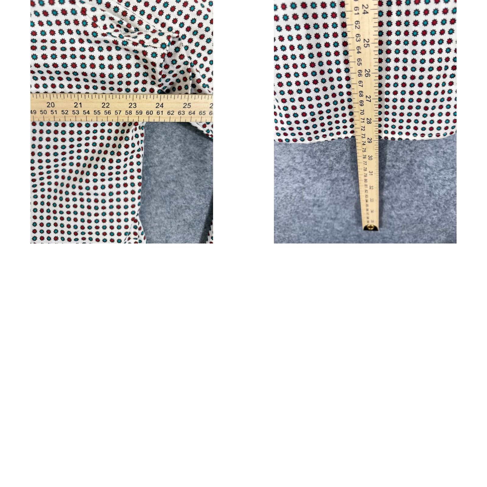 Vintage Cruel Girl Western Shirt Womens 2XL White Red Geo Pearl Snap Arena Fit NWT Long Sleeve Casual Snap Button-Up Geometric Cowgirl 100% Cotton Size XXL / US 16-18 / IT 52-54 - 9 Thumbnail