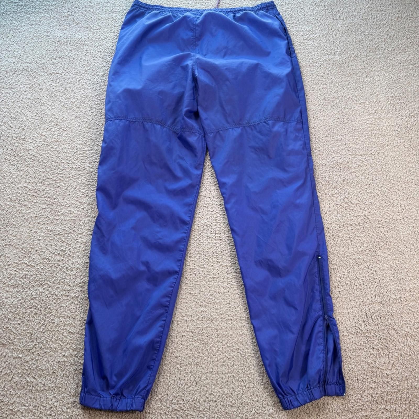 Nike Vintage 90s Nike Windbreaker Pants Nylon Track Mens L Macau Size US 34 / EU 50 - 2 Thumbnail
