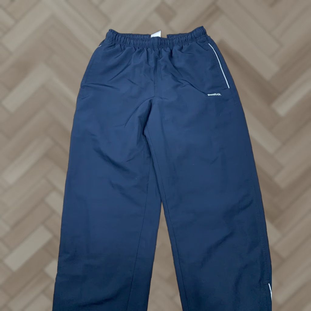 Reebok Reebok Track Pants Sports Activewear Casual Blue Small Unisex Adults Pants Size US S / EU 44-46 / 1 - 1 Thumbnail
