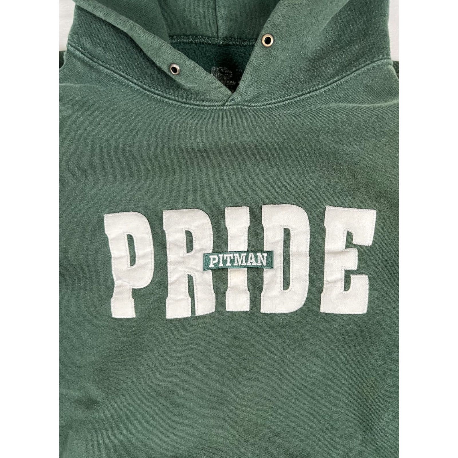 Fruit Of The Loom VINTAGE Pitman PRIDE Hoodie Sweatshirt Shirt? Size US L / EU 52-54 / 3 - 2 Thumbnail
