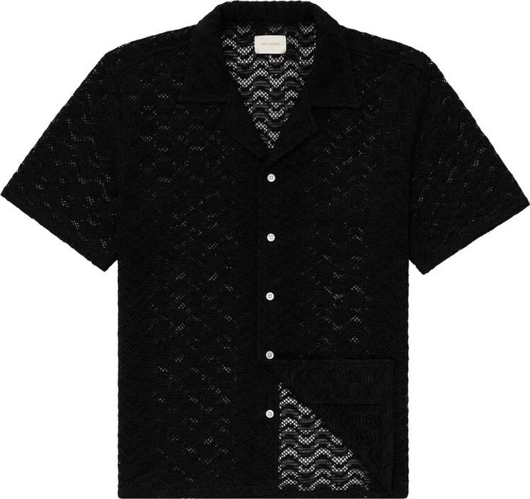 Aime Leon Dore Rico Shirt Jet Black Aime Leon Dore Lace Crochet