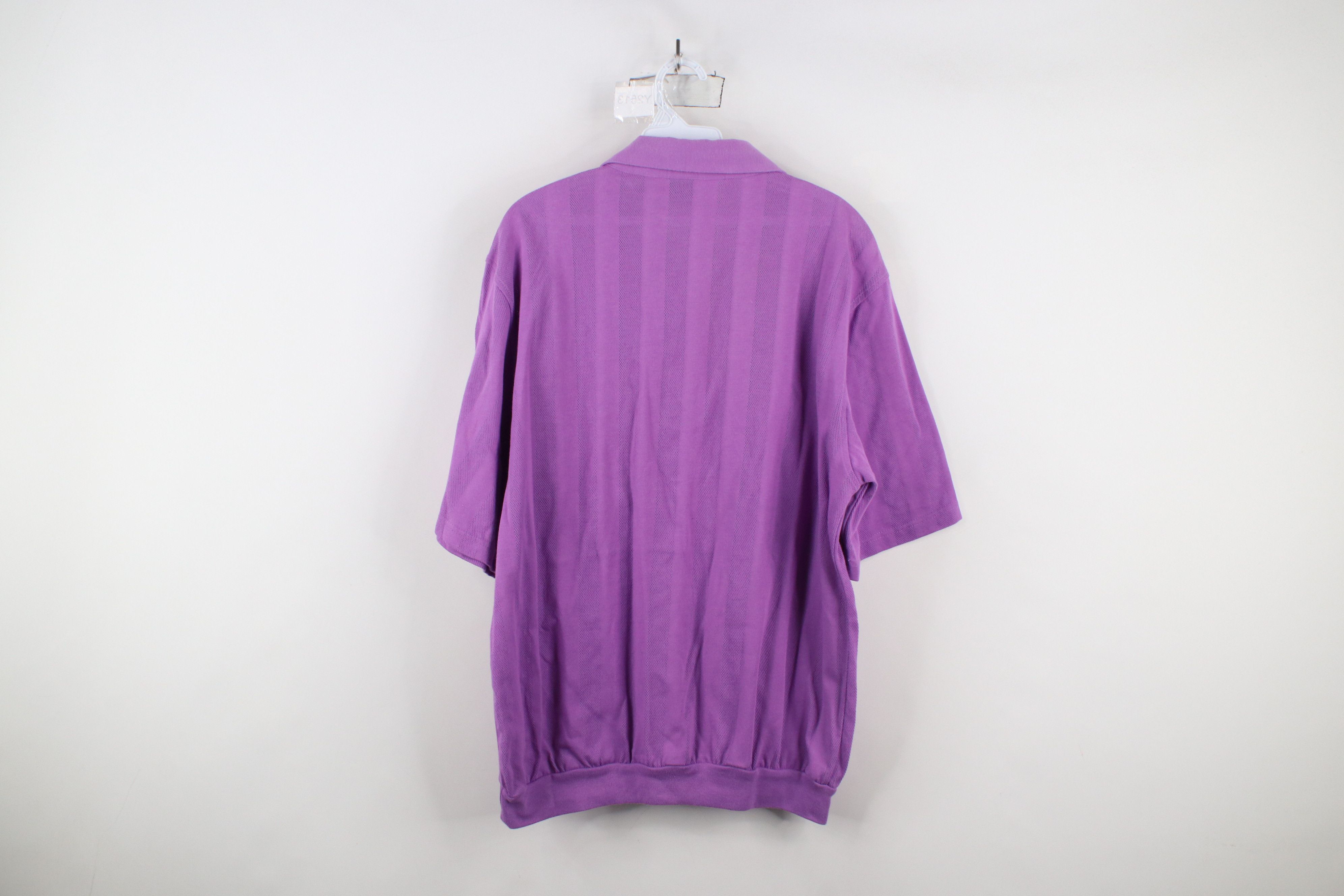 Vintage Vintage 90s Streetwear Blank Mesh Vented Pullover Polo Shirt Size US L / EU 52-54 / 3 - 10 Thumbnail