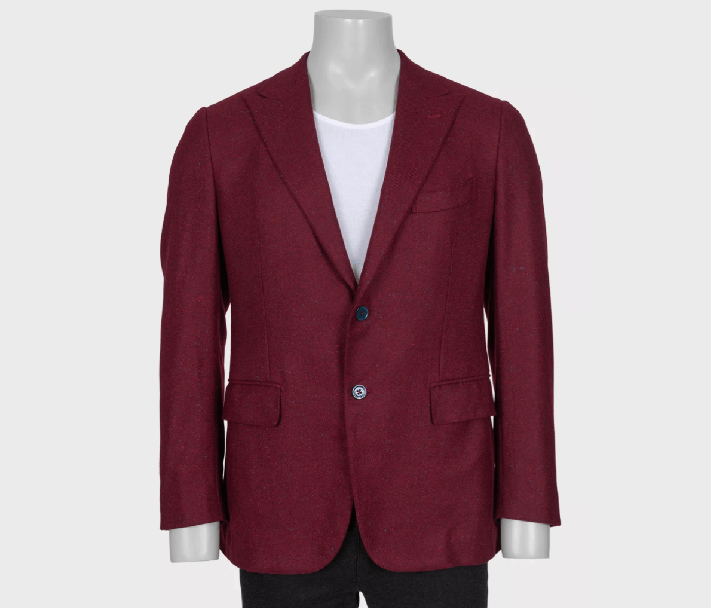 Isaia Isaia Red Cashmere Silk Blazer Jacket IT52 Size 52R - 1 Thumbnail
