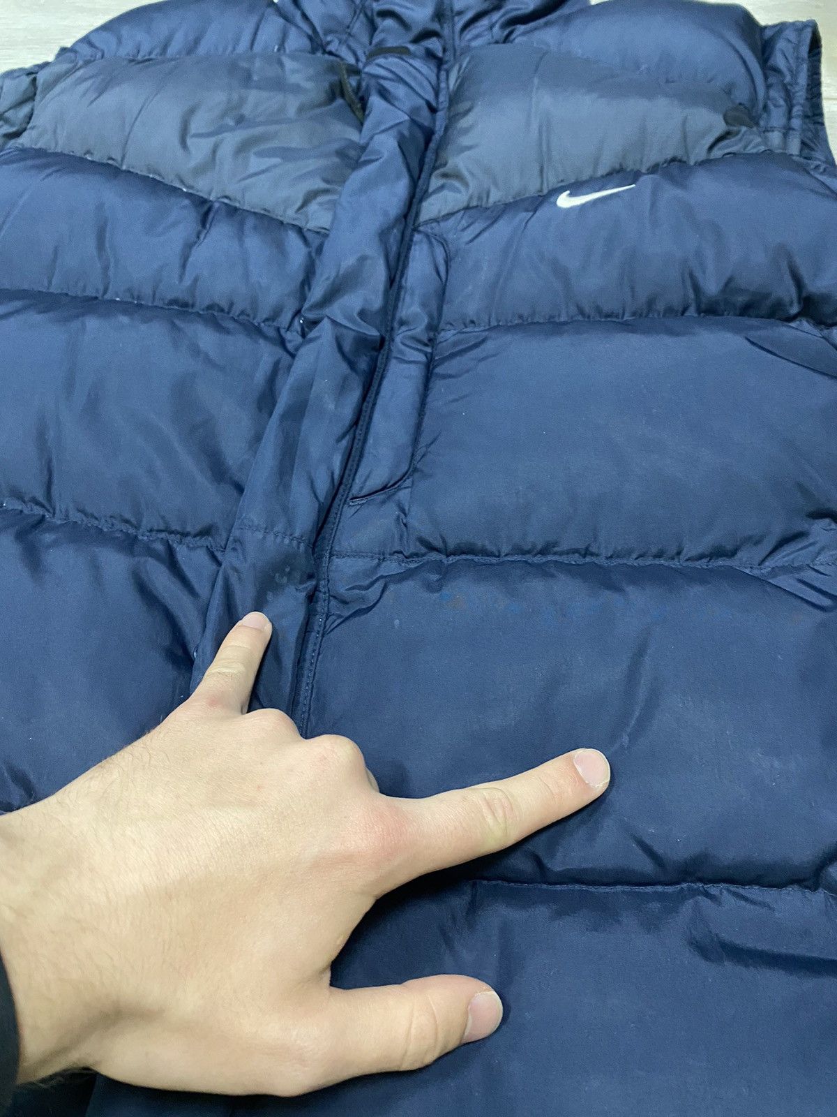 Vintage Nike vintage down puffer vest Size US XL / EU 56 / 4 - 9 Thumbnail