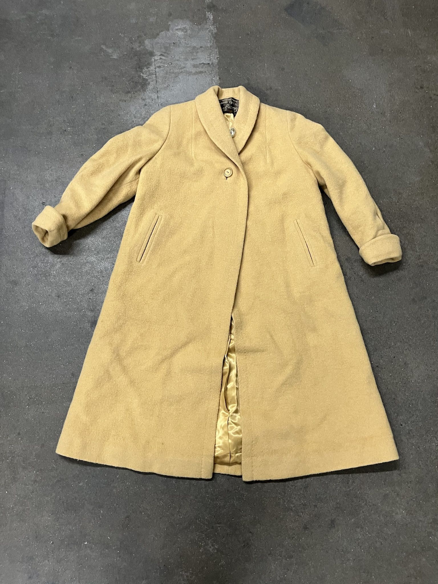 Vintage × Woolrich Woolen Mills Vintage 1970s Fleece Long Overcoat size S Size US L / EU 52-54 / 3 - 1 Thumbnail