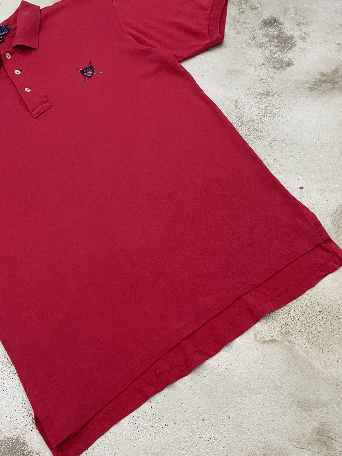 Polo Ralph Lauren × Ralph Lauren Vintage Ralph Lauren Red Polo Embroidery Size US M / EU 48-50 / 2 - 4 Thumbnail