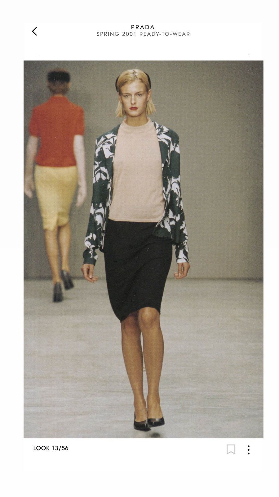 Prada Prada Spring/Summer 2001 Floral Blazer Size M / US 6-8 / IT 42-44 - 6 Thumbnail
