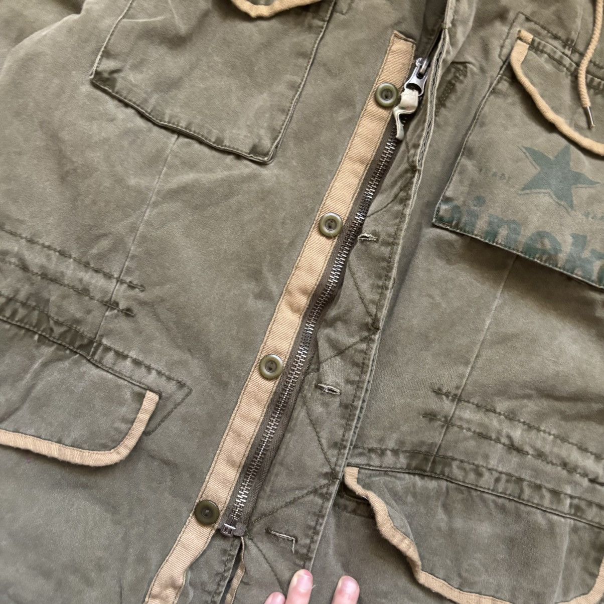 Hysteric Glamour M-65 Heineken Khaki Field Jacket Big Logo Back Print Punk Size US S / EU 44-46 / 1 - 5 Thumbnail