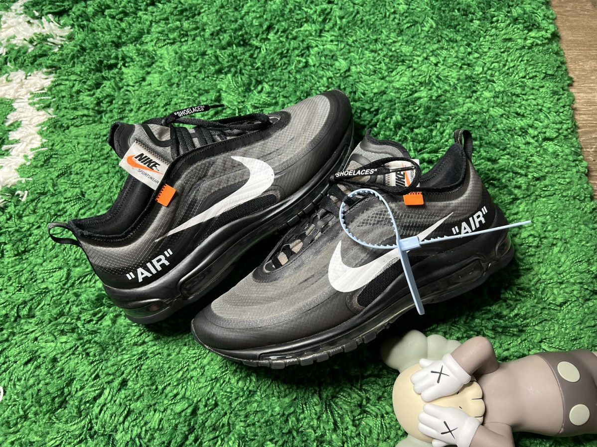 Off white nike air max 97 black best sale