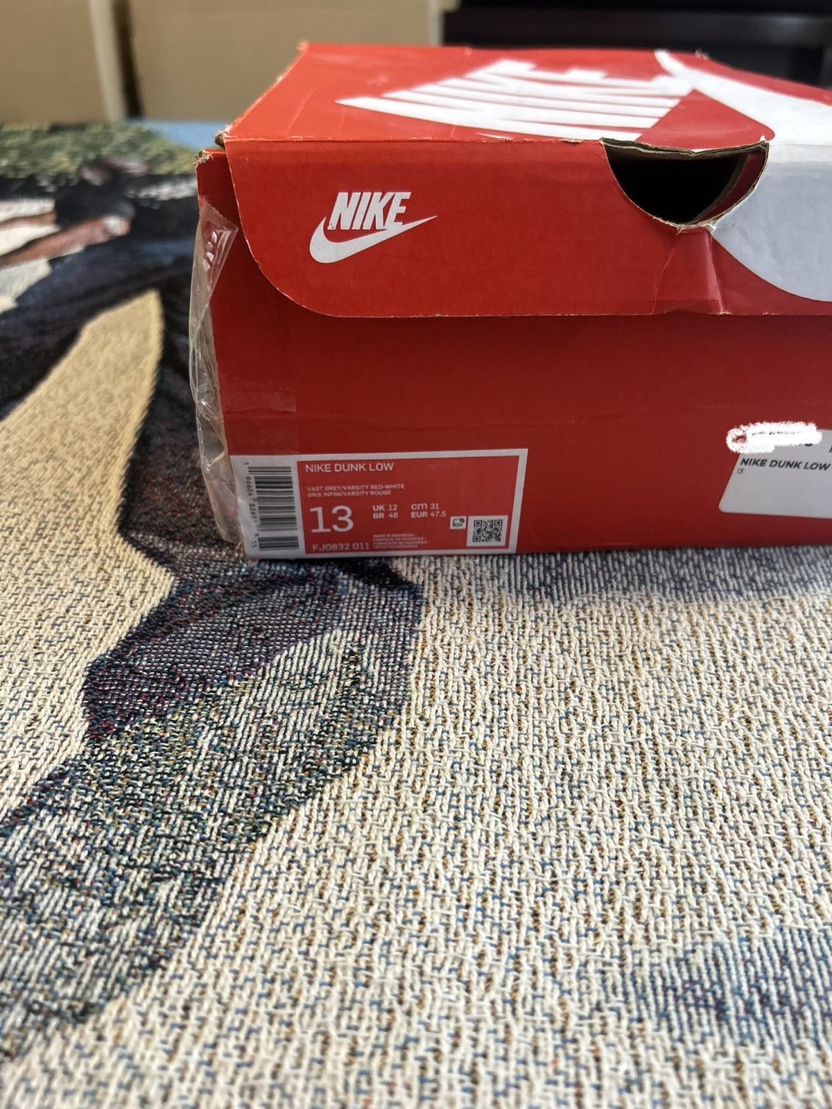 Nike Nike Dunk Low Vast Grey Size US 13 / EU 46 - 8 Thumbnail