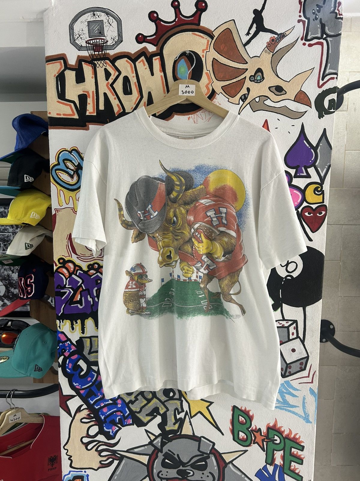 Houston 90s Mascot tee