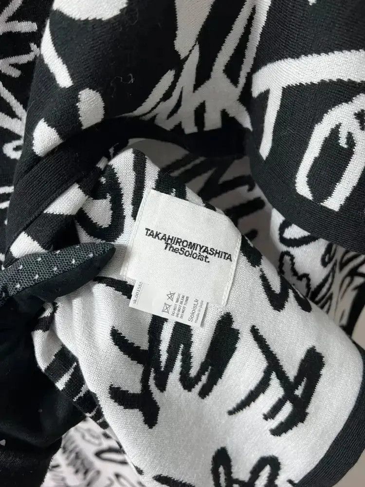 Takahiromiyashita The Soloist. Takahiromiyashita The Soloist. 20SS HAnd Writing Scarf-2505 Size ONE SIZE - 3 Thumbnail