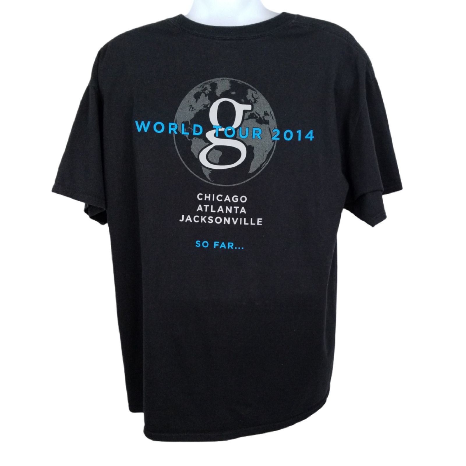 Hanes Garth Brooks World Tour 2014 T Shirt Mens XL Chicago Atlanta Size US XL / EU 56 / 4 - 2 Thumbnail