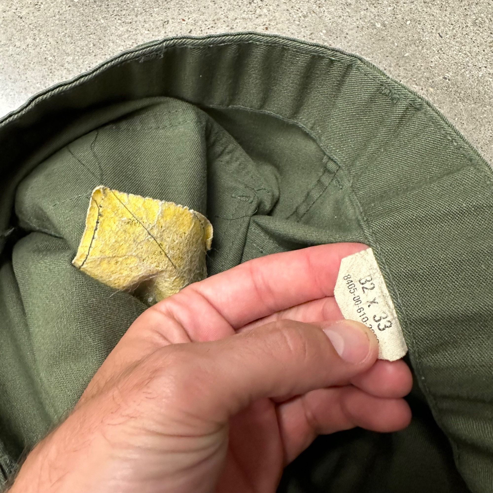 Vintage Vintage 60s OG107 Style Military Trouser Pants Size US 31 - 3 Thumbnail