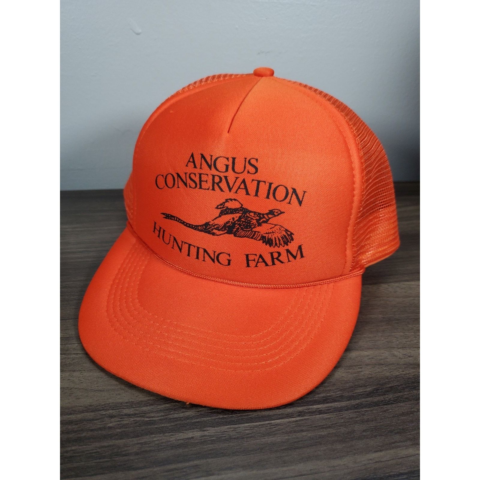Vintage Angus Conservation Hunting Farm Trucker Hat Snapback Cap Size ONE SIZE - 1 Thumbnail