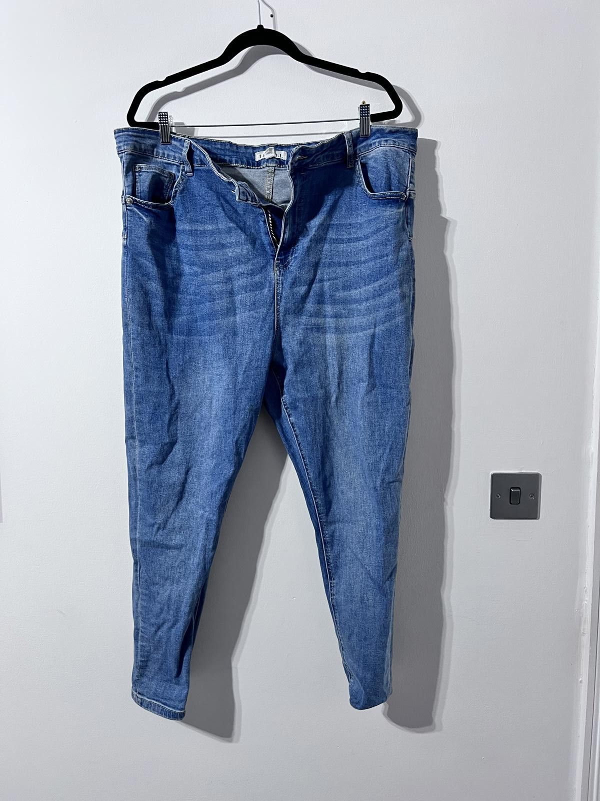 Other Lovall Blue Skinny Jeans – Size 20 (1XL) Size 38" / US 16 / IT 52 - 2 Thumbnail