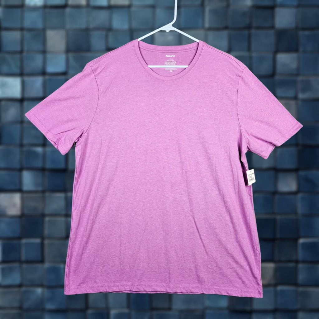 Vintage VINTAGE: No (but exclude) Abound Men’s Pink Short Sleeve Crew Neck T-shirt XL NEW Size US XL / EU 56 / 4 - 1 Thumbnail