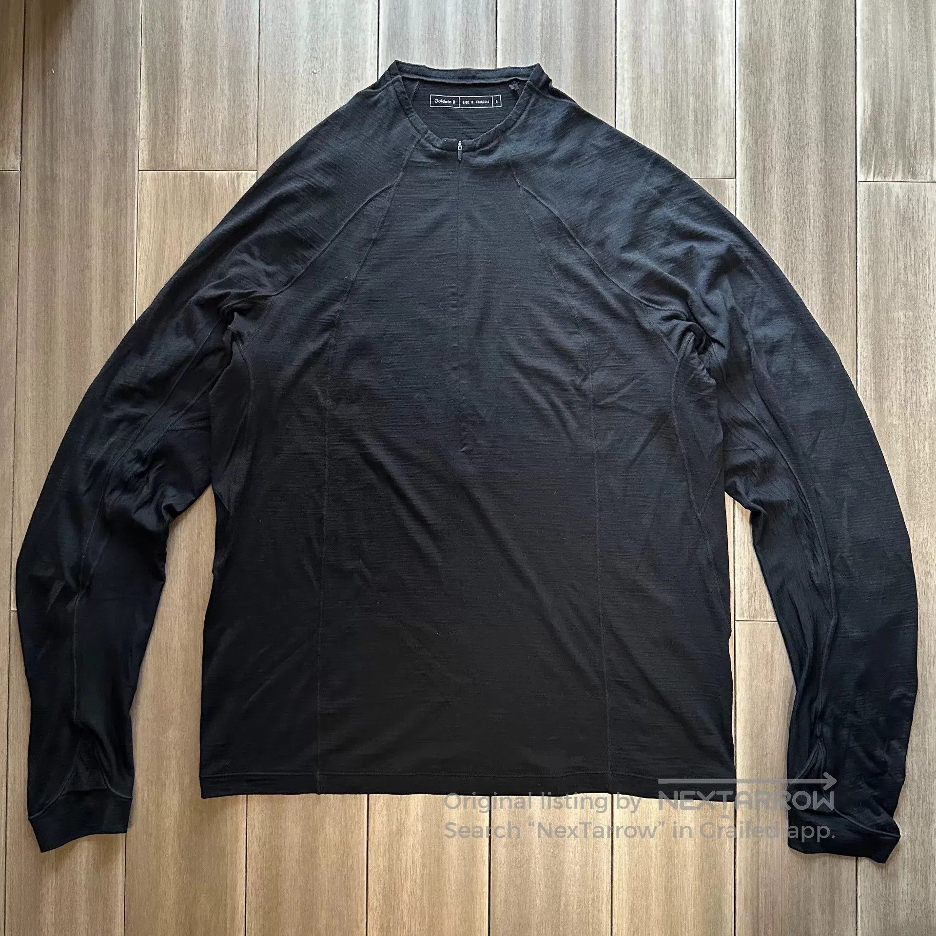 Goldwin Goldwin Wool Half Zip Long Sleeve T-Shirt. Size US XXL / EU 58 / 5 - 2 Thumbnail