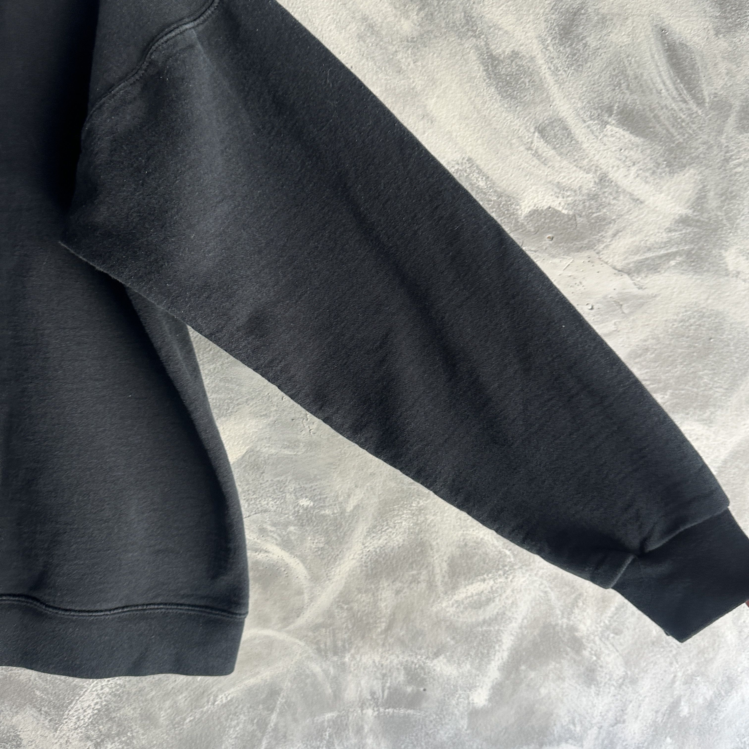 Hanes Vtg Kieran Hoodie Sweater Mens Black Faded Hanes Boxy 90s Size US M / EU 48-50 / 2 - 9 Thumbnail