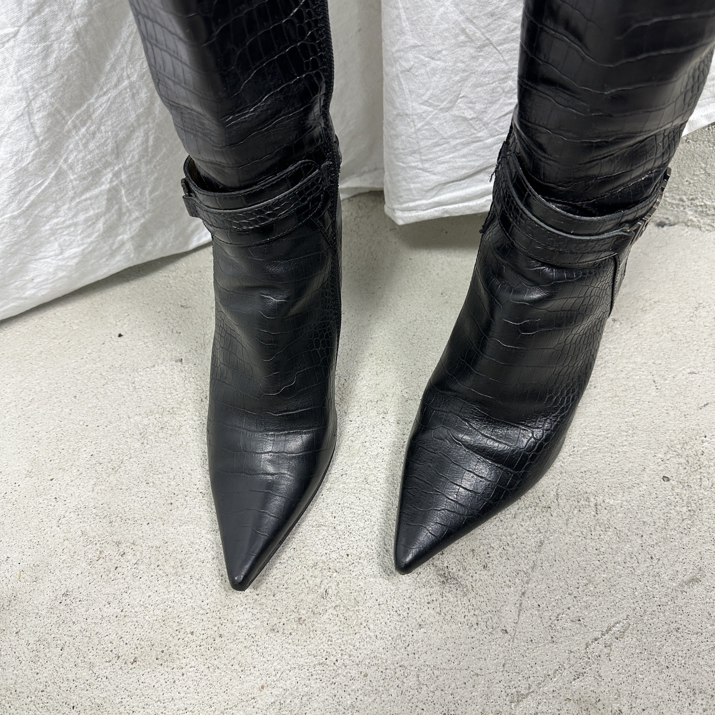 Roberto Cavalli Vintage Avant Garde Opium Roberto Cavalli Boots Y2K Size US 10 / IT 40 - 5 Thumbnail