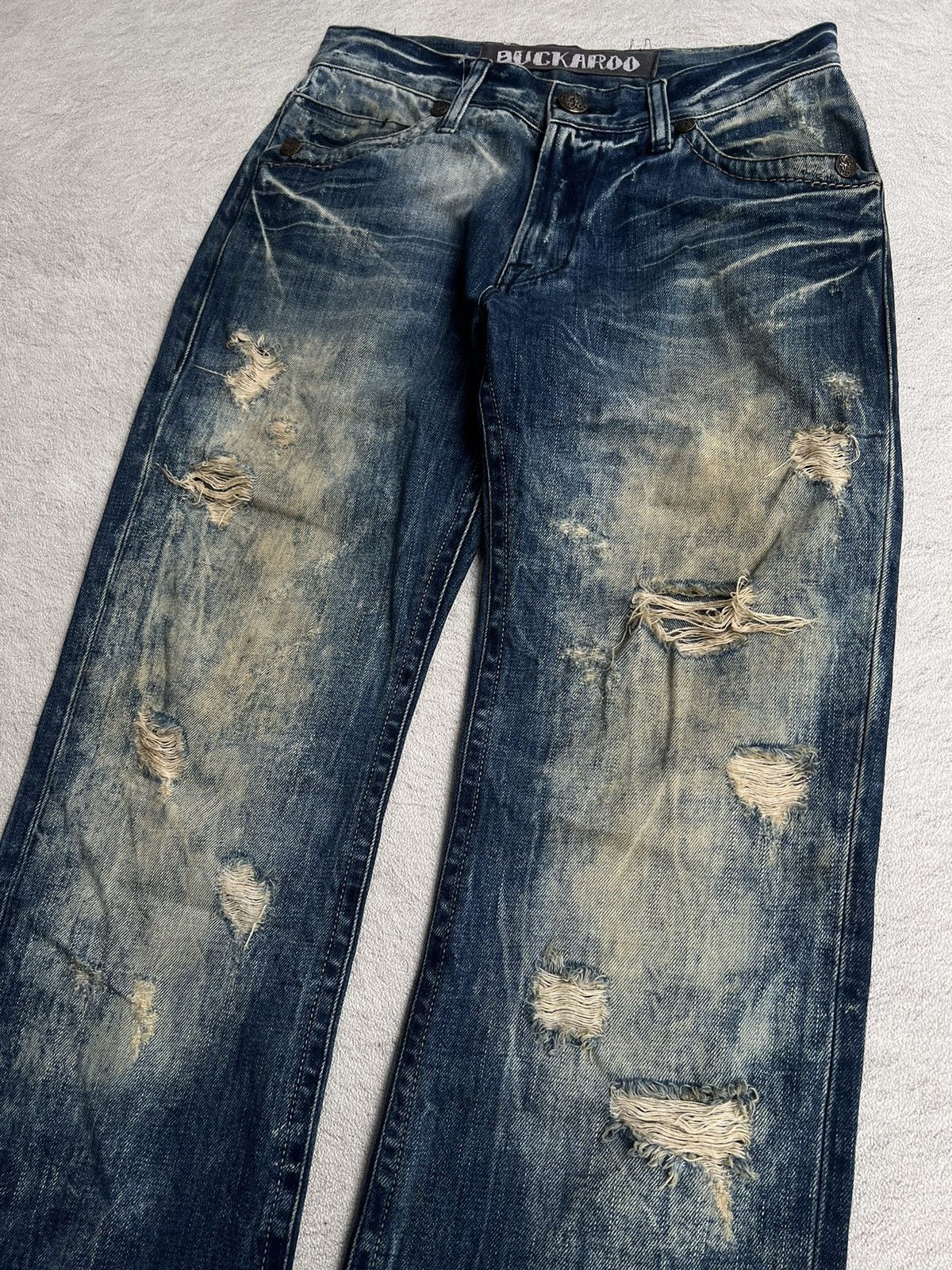 Number (N)ine 2000s Japanese Hysteric Studded Ifsix Wash Bootcut y2k Lgb Size US 30 / EU 46 - 3 Thumbnail