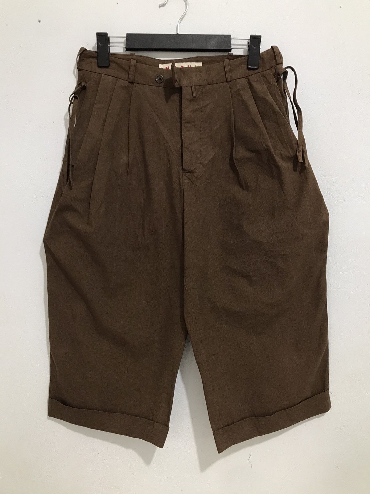 image of Marni Baggy Shorts Summer in Brown, Women's (Size 26)