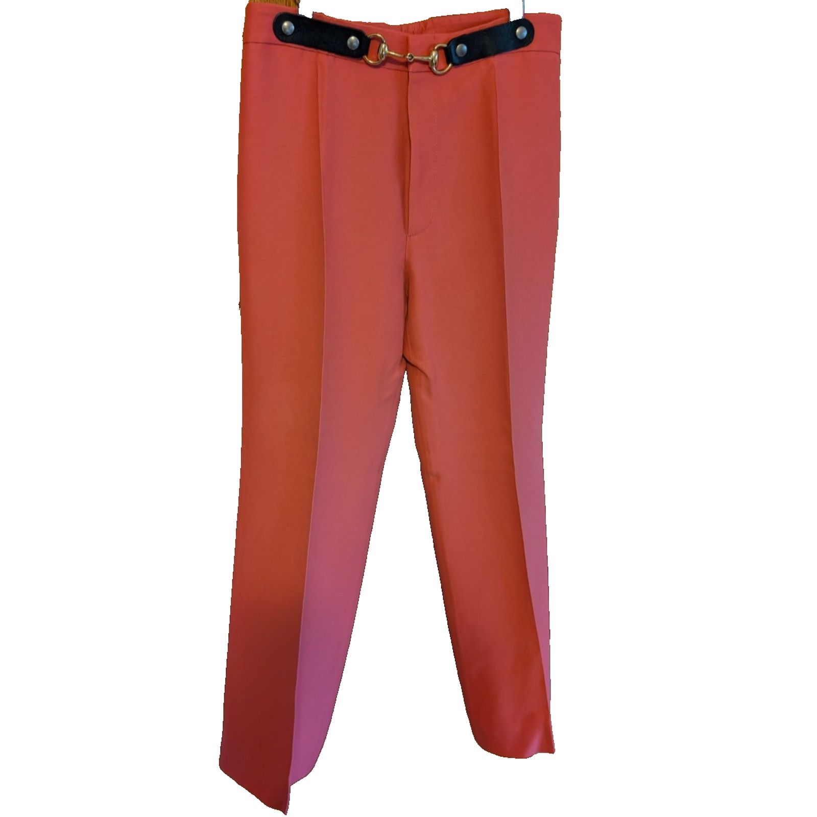 Gucci Gucci Black Flared Wool Silk Blend Pants | Grailed