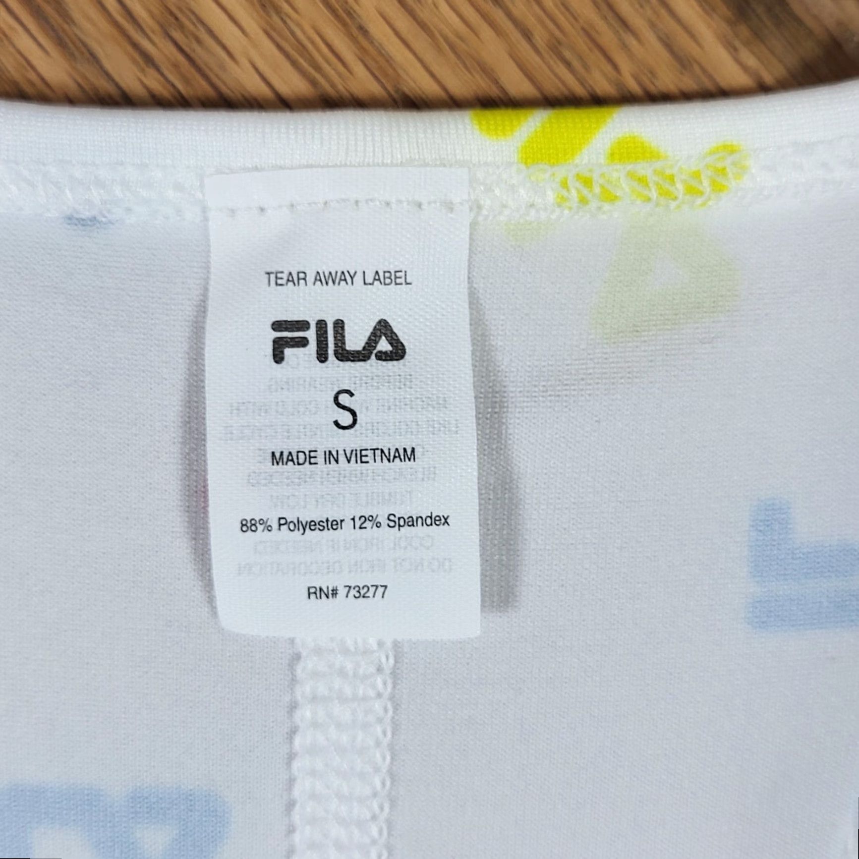 Fila FILA Womens Tank Top Racerback Logo Print Lightweight Sleeveless Multicolor S Size S / US 4 / IT 40 - 2 Thumbnail