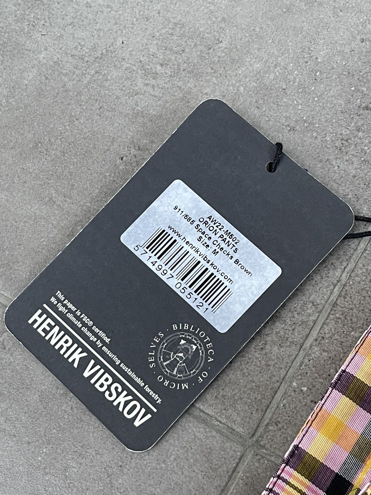 Henrik Vibskov !DS! AW22 Henrik Vibskov Orion Space Checks Casual Pants Size US 32 / EU 48 - 22 Thumbnail