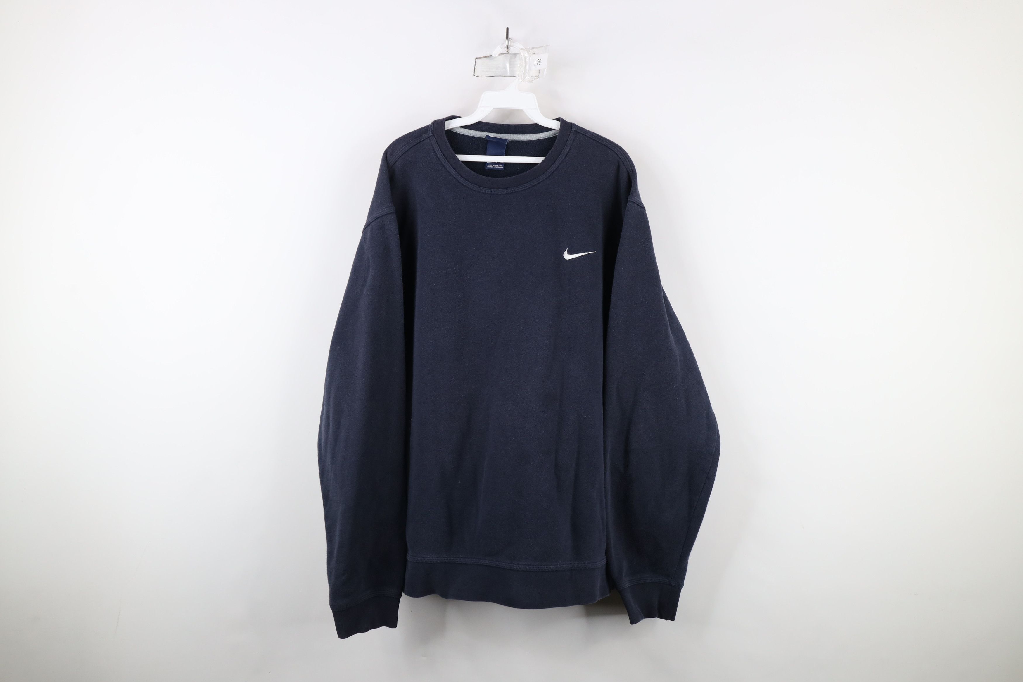 Nike × Vintage Vintage Nike Travis Scott Mini Swoosh Crewneck Sweatshirt Size US XXL / EU 58 / 5 - 1 Thumbnail