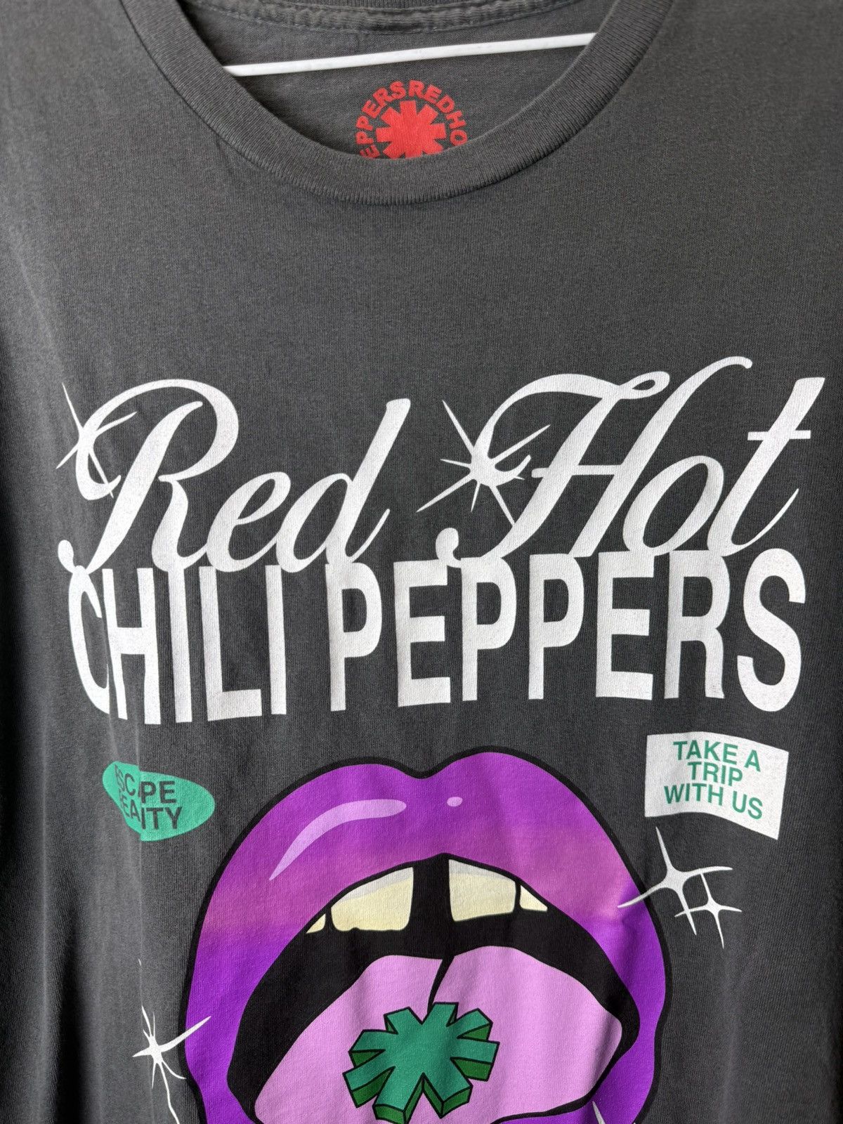 Band Tees Vintage Style Red Hot Chili Peppers Band T Shirt Size US XL / EU 56 / 4 - 2 Thumbnail