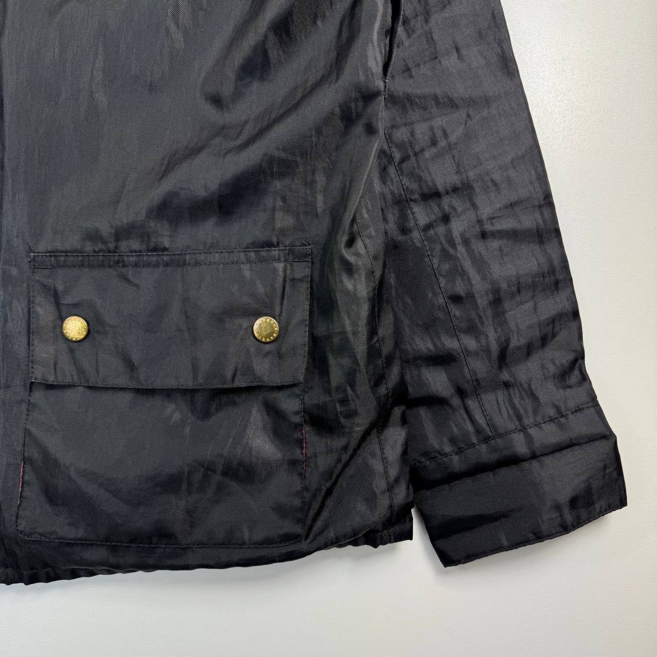 Barbour Barbour International Wax Jacket Black Boys Size XXL 14-15Y Size US XXS / EU 40 - 5 Thumbnail