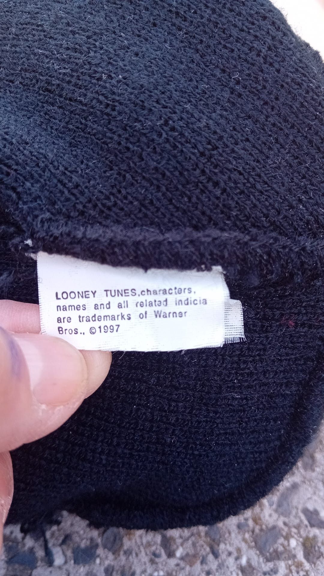 Vintage × Warner Bros Looney Tunes Taz Warner Bros Tazmanian Devil Vtg 1997 Beanie Size ONE SIZE - 5 Thumbnail
