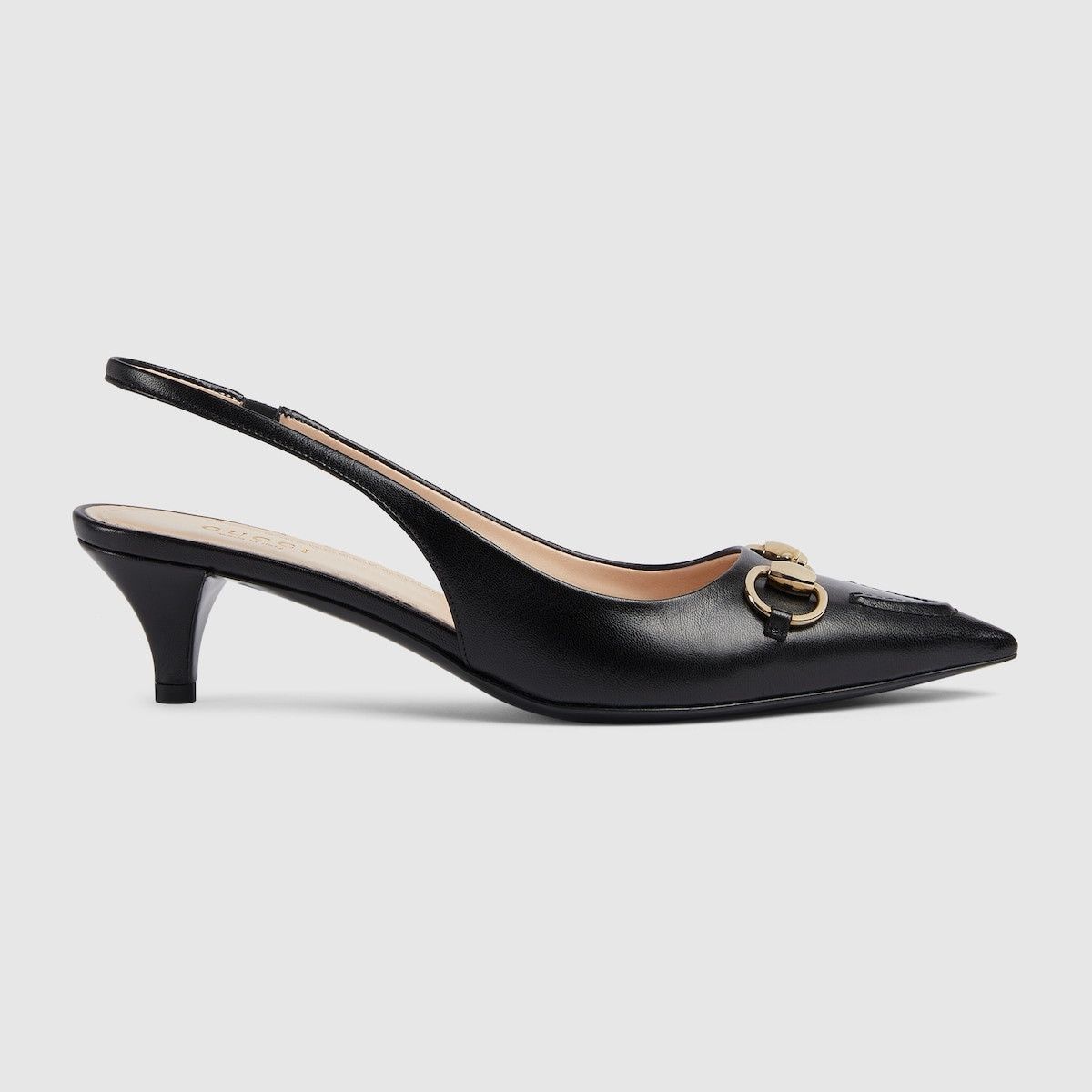 Gucci Women's Horsebit slingback pump Size US 7 / IT 37 - 1 Thumbnail
