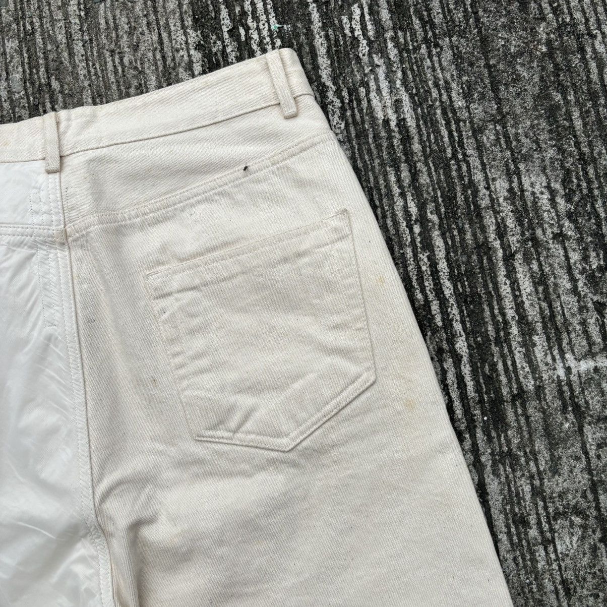 Rick Owens Drkshdw Rick Owens DRKSHDW Milk Collapse Cropped Jeans Size US 31 - 23 Thumbnail