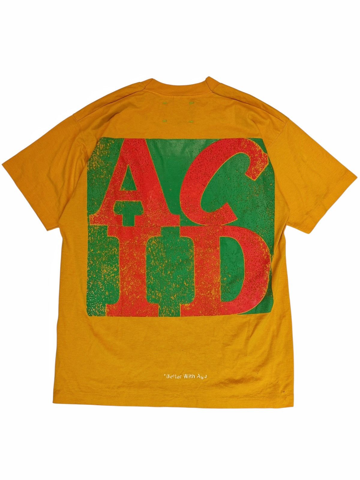 Better With Age Honey Upcycled Vintage Shirt Acid Rabbit Size US L / EU 52-54 / 3 - 2 Thumbnail