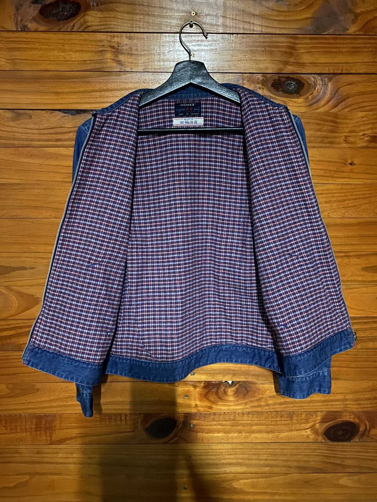 Japanese Brand HOMES’ Japanese Denim Zip Jacket | Indigo Workwear Style Size US S / EU 44-46 / 1 - 13 Thumbnail