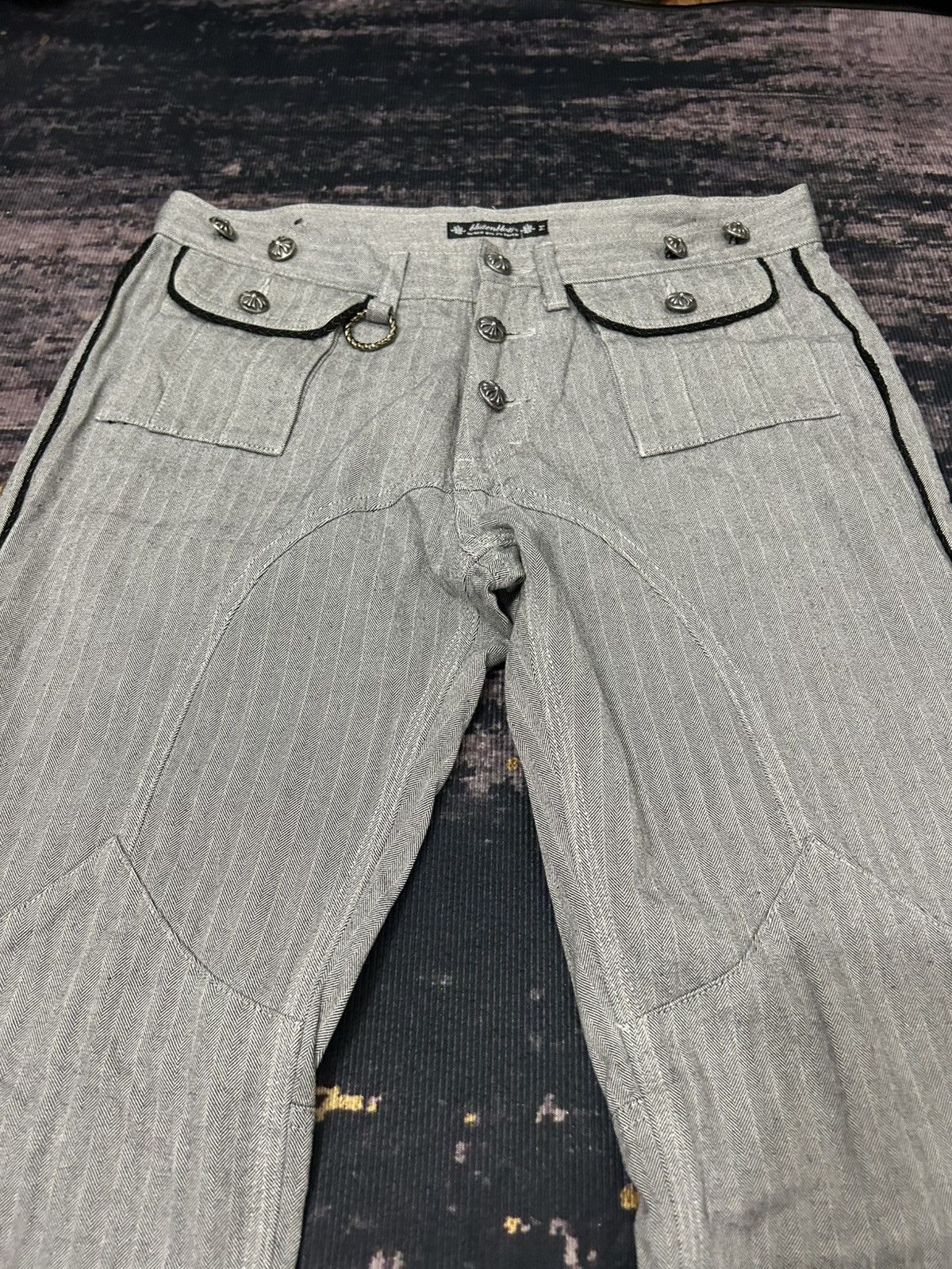 Tornado Mart Japanese Brand Blutenblatt Cross Button Flare Pants Size US 32 / EU 48 - 4 Thumbnail