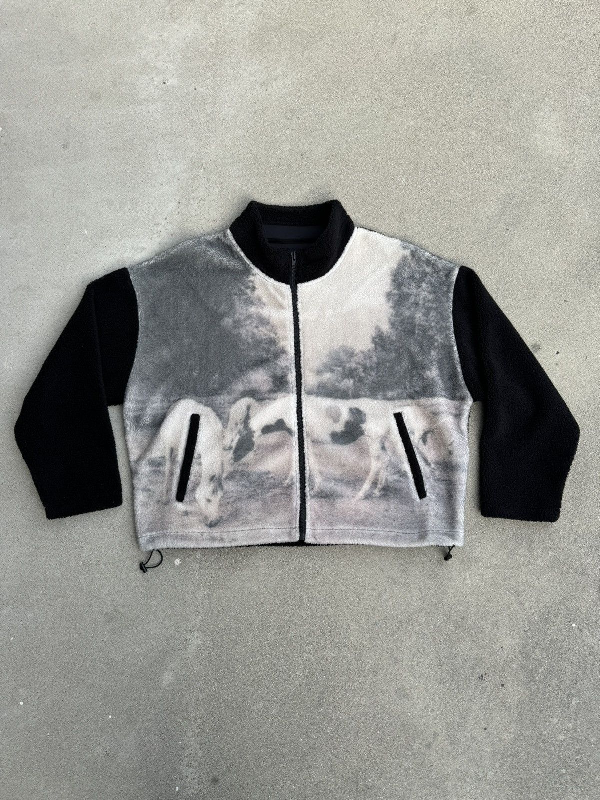 image of Profound Co. Horse Mock-Neck Zipup, Men's (Size XL)