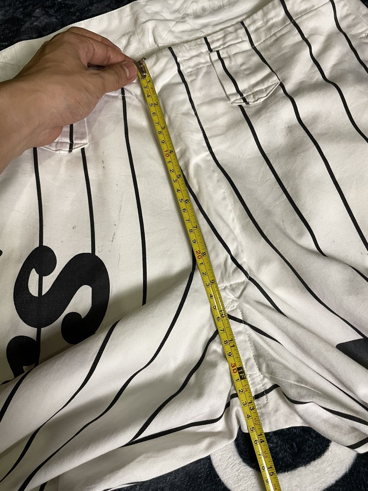 Japanese Brand Toraichi Tobishozoku X Hanshin Tigers Pant Size US 33 - 20 Thumbnail