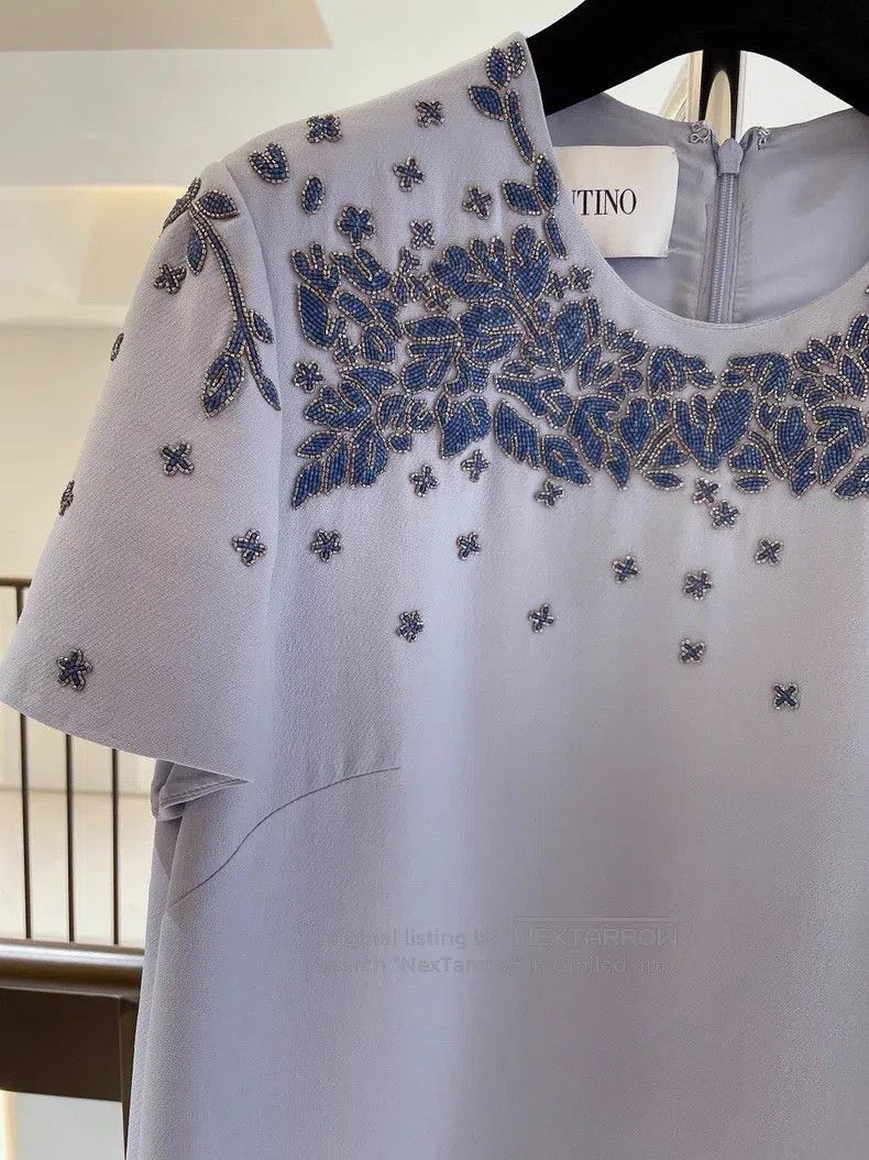 Valentino Valentino Heavy work embroidered beaded dress Size M / US 6-8 / IT 42-44 - 3 Thumbnail