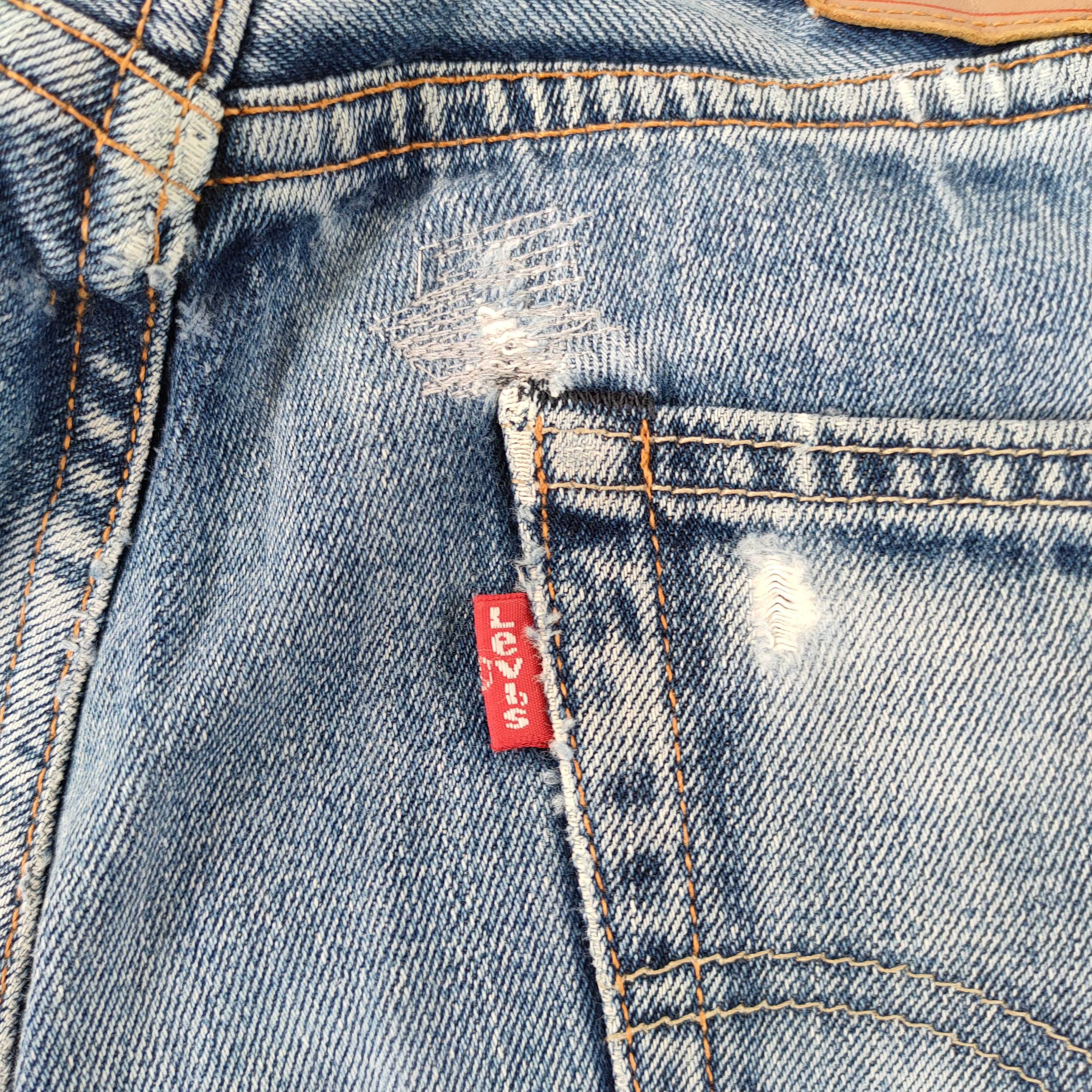Levi's Vintage Clothing # LEVI'S 505 VINTAGE MUD WASH BLUE JEANS DENIM PANTS Size US 30 / EU 46 - 11 Thumbnail