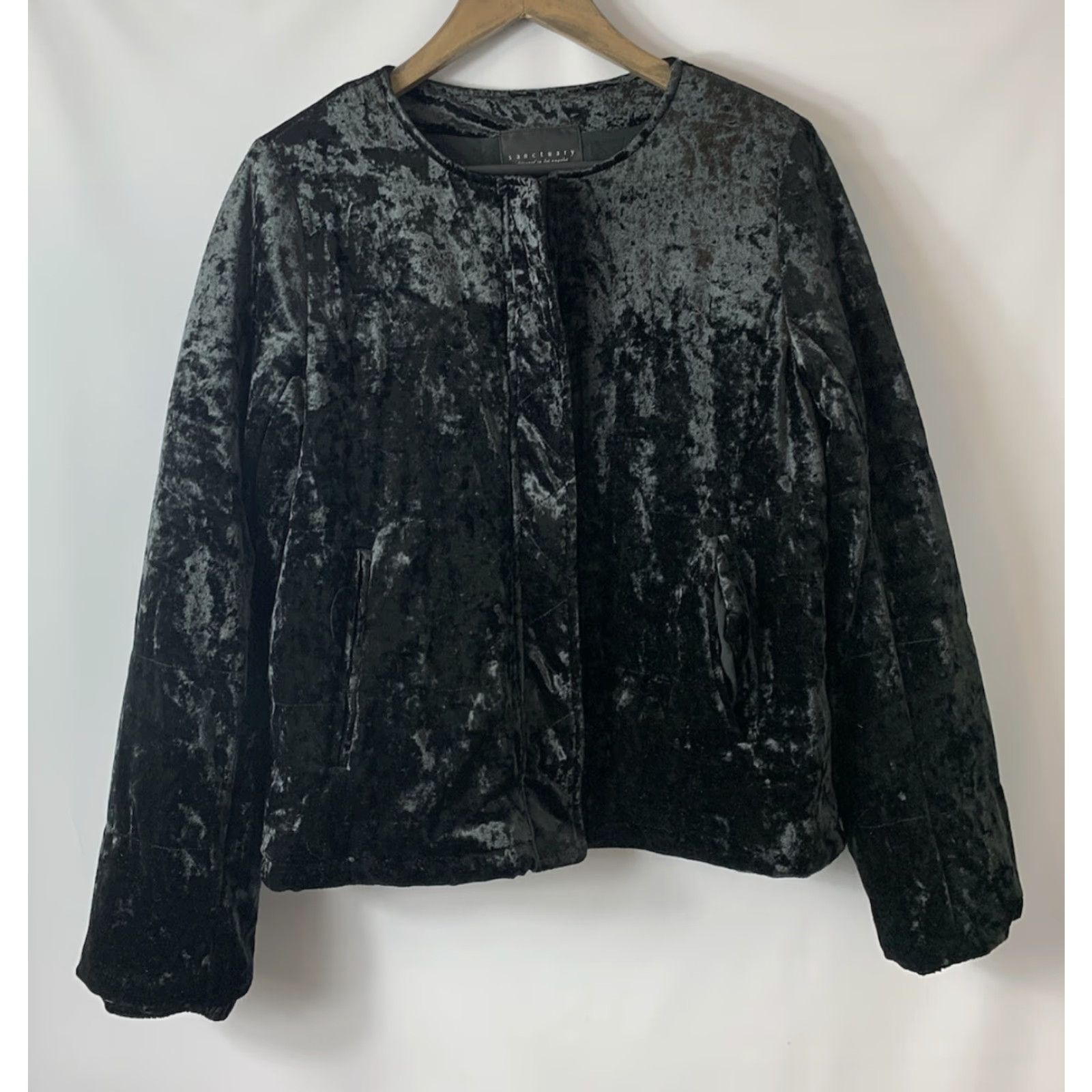 Sanctuary Sanctuary Los Angeles Velvet Black Jacket Size Small Womens Size S / US 4 / IT 40 - 2 Thumbnail