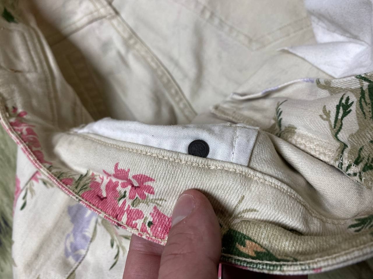 Denim & Supply Ralph Lauren Denim & Supply Ralph Lauren Flower Print Denim Jeans Size 29 Size 29" - 17 Thumbnail